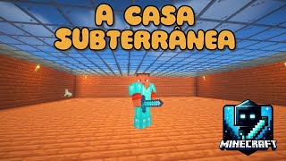 A casa subterrânea em Minecraft  minecraft rumoaos2k [upl. by Kalle339]