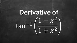 How to find derivative of arctan1  x  21  x  2  Derivative of Trigonometric Functions [upl. by Nylyrehc]