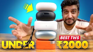 Top 5 Best TWS Earbuds UNDER ₹2000 Rs in 2024 [upl. by Lekcar]