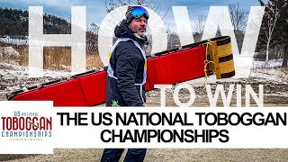 5 Tips to Win the US National Toboggan Championships in Camden Maine [upl. by Atinnek]