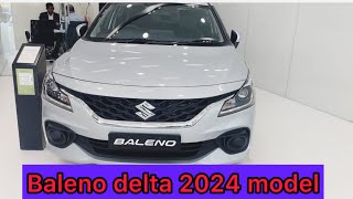 Nexa baleno delta 2024 model silver colour 12 cc [upl. by Beaufort]