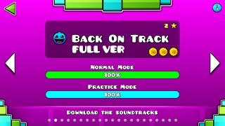 Geometry Dash  Back On Track FULL VER All Coin  ♬ Partition [upl. by Negroj]