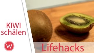 LIFEHACK Kiwi Hälften einfach schälen [upl. by Latimer]