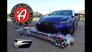 HOW TO FULLY DETAIL YOUR CAR exterior and interior  LEXUS GS F feat Adams Polishes [upl. by Everara681]