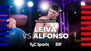 Alex Alfonso vs Santiago Leiva  Boxeo de Primera  TyCSports [upl. by Atnuahsal]