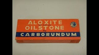 Точильный камень Aloxite oilstone by carborundum  King 220800120040006000 [upl. by Schuh]