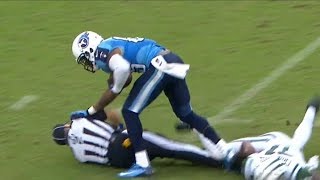 NFL Referees Getting Hit Compilation [upl. by Averyl]