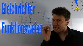 Funktionsweise Gleichrichter  Elektrotechnik in 5 Minuten ET5M [upl. by Crandale]