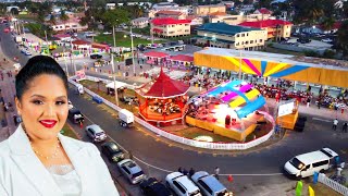 FIRST LADY of GUYANA Unveils The Newly TRANSFORMED Kingston Seawall [upl. by Merat]