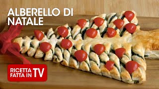 ALBERELLO DI NATALE DI PASTA SFOGLIA di Benedetta Rossi  Ricetta TV Fatto in Casa per Voi [upl. by Shamrao170]