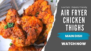 Air Fryer Boneless Skinless Chicken Thighs Recipe [upl. by Nnyre]