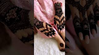 BEAUTIFUL MEHANDI DESIGN SHORT YOUTUBE SHORT VIDEO [upl. by Ahseyd]