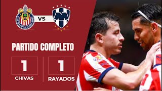 🤔EMPATE AGRIO🤔 CHIVAS SE DEJA EMPATAR ANTE UN MUY MAL MONTERREY  recreacion🎮 [upl. by Nnaear]