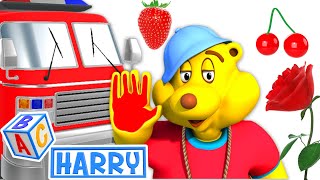 The Color Red  Learn Colors Song  ABC Harry Nursery Rhymes amp Kids Songs [upl. by Ydnil]