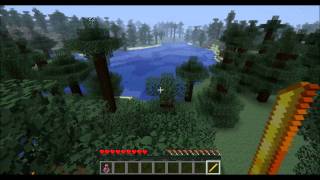 MineCraft Climbable Vines MOD [upl. by Nyrem]