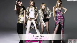 2NE1  I LOVE YOU MAIN VOCAL [upl. by Yancy]