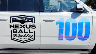 Muskelbilarna ekipagen och starten på Nexus Ball Rally 2024 [upl. by Sisson700]