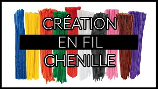 REGARDEZ CE QUE LON PEUT FAIRE AVEC DU FIL CHENILLE [upl. by Naeroled]