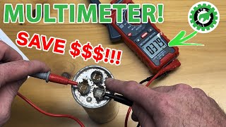 DIY AC CAPACITOR Testing with MULTIMETER • SAVE HUNDREDS • Don’t Get Ripped Off By HVAC Companies [upl. by Alexine31]