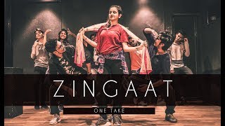 ZINGAAT  ONE TAKE  Tejas Dhoke Choreography  Dhadak  Dancefit Live [upl. by Shauna]