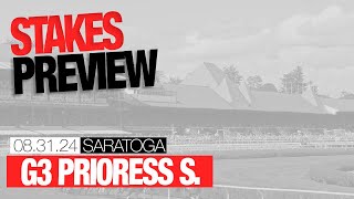 Grade 3 Prioress Stakes Preview  August 31 2024 [upl. by Sacks]