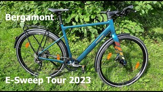 Mein neues Bergamont ESweep Tour 2023  EGravelBike mit Mahle X35 [upl. by Atnahsa]