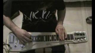 Pink Floyd  One of these days Cover  Lap steel guitar [upl. by Restivo395]