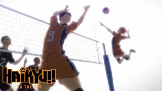 Karasunos Killer Attack  HAIKYU TO THE TOP [upl. by Halehs]