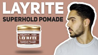 Layrite Superhold Pomade  Product Review [upl. by Leibarg632]