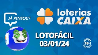 Resultado da Lotofácil  Concurso nº 2994  03012024 [upl. by Keyes500]