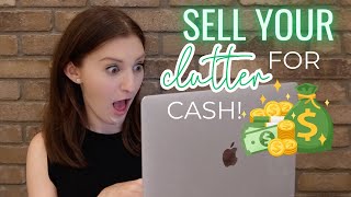 MAKE MONEY SELLING YOUR CLUTTER  Sell Your Stuff For Cash   How to Sell Online [upl. by Noeruat925]