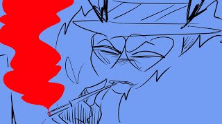 GrimmiLive Local Moth Demon gets zapped Hazbin Hotel Animatic [upl. by Carolynne116]