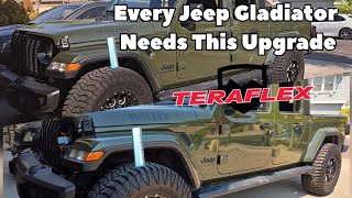 TERAFLEX LEVELING KIT INSTALL JEEP GLADIATOR [upl. by Ennairej625]