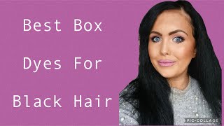 Best Box Dyes For Black Hair [upl. by Atirahs]