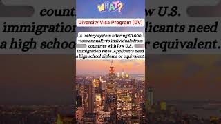 Diversity Visa Program DVWhat is the DV Lottery Quick Guide usa usimmigration usaimmigration [upl. by Ahasuerus102]