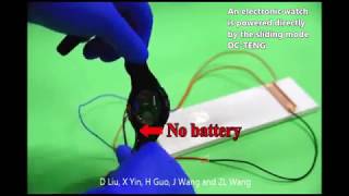 A constant current triboelectric nanogenerator arising from electrostatic breakdown [upl. by Trilbie]