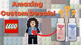 How to Use Micro Sol and Micro Set to Improve LEGO Decals [upl. by Aneleairam]