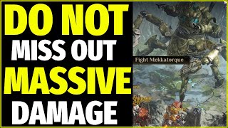 Mekkatorque TRICKS amp TIPS for MASSIVE DAMAGED  Dragonheir Silent Gods Rasp of Gears Boss [upl. by Lyndsay203]