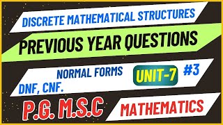 BRAOU Disjunctive Normal Form Conjunctive Normal Form Discrete Mathematical Structures 3 [upl. by Aynotan]