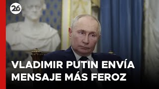 🚨 ALARMA MUNDIAL  VLADIMIR PUTIN envía su MENSAJE MÁS FEROZ [upl. by Sinnylg171]