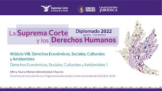 Jueves 13 de octubre 2022 Diplomado quotLa Suprema Corte y los Derechos Humanosquot 2022 Módulo VIII [upl. by Siravrat687]