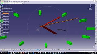 Clock animation in CATIA V5 product VBA [upl. by Cailly137]