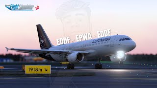 Lufty Ops EDDF  EPWA  EDDF  Fenix A320  ultra graphics 2k [upl. by Nelyag]