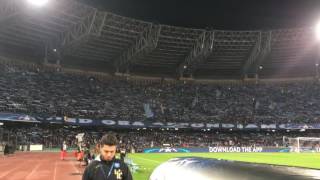 Napoli Real Madrid a fine partita Stadio San Paolo [upl. by Boorman]