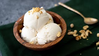 4ingredient Coconut Ice Cream  Thai Street Food [upl. by Ange59]