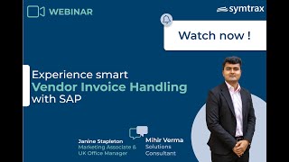 Ondemand webinar Experience Smart Vendor Invoice Handling with SAP [upl. by Ela964]