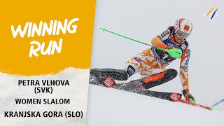 Vlhova makes three Slalom wins in a row in Kranjska Gora  Audi FIS Alpine World Cup 2324 [upl. by Means]