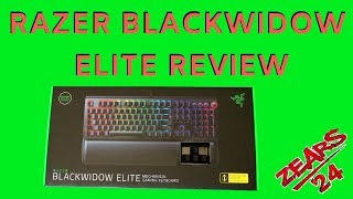 Razer Blackwidow Elite Keyboard Review amp Unbox Yellow switches [upl. by Stockwell]