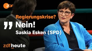 Stecken wir in einer Regierungskrise SPDChefin verneint  Markus Lanz vom 05 Dezember 2023 [upl. by Kirsten815]