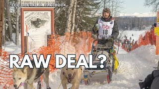 Reinstated Musher Eddie Burke Jr Withdraws from the Iditarod [upl. by Steffane]